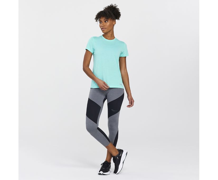 Saucony Time Trial Crop Tight Kadın Pantolon Koyu Gri | UIV1WBH