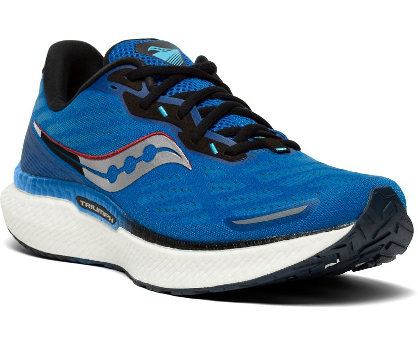 Saucony Triumph 19 Erkek Koşu Ayakkabısı Kraliyet Mavisi Koyu Yeşil | BDB36QO