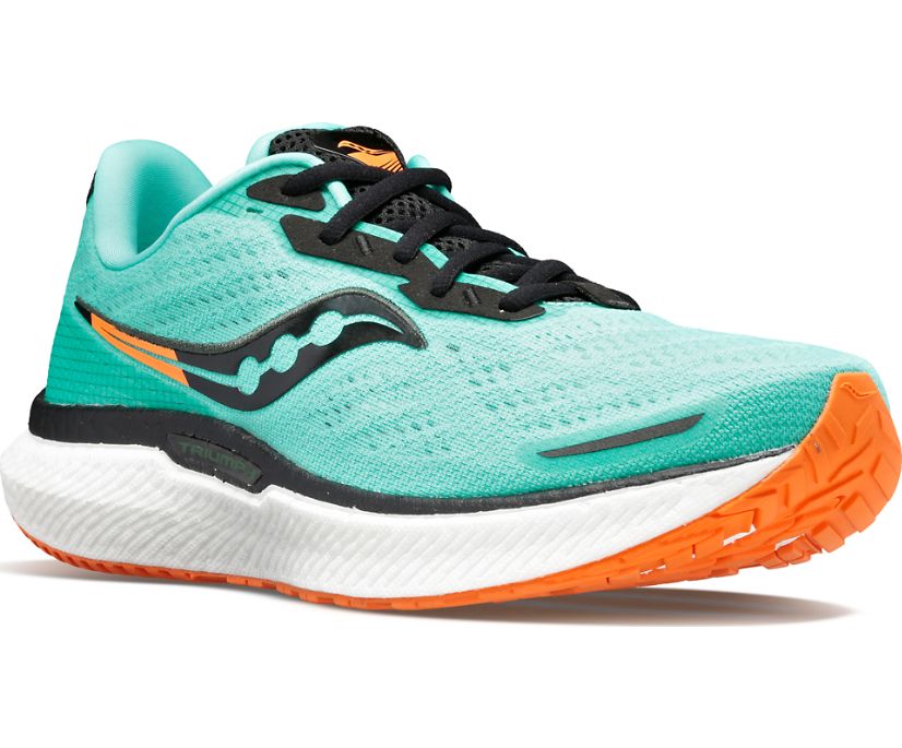 Saucony Triumph 19 Erkek Koşu Ayakkabısı Nane Turuncu | NPQECFL