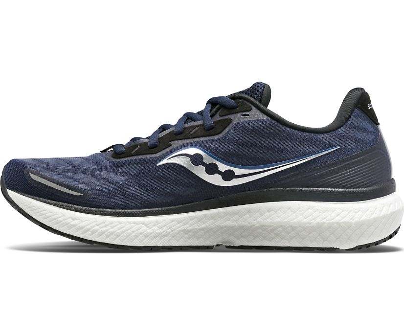 Saucony Triumph 19 Erkek Koşu Ayakkabısı Lacivert Gümüş | PXZA5GL