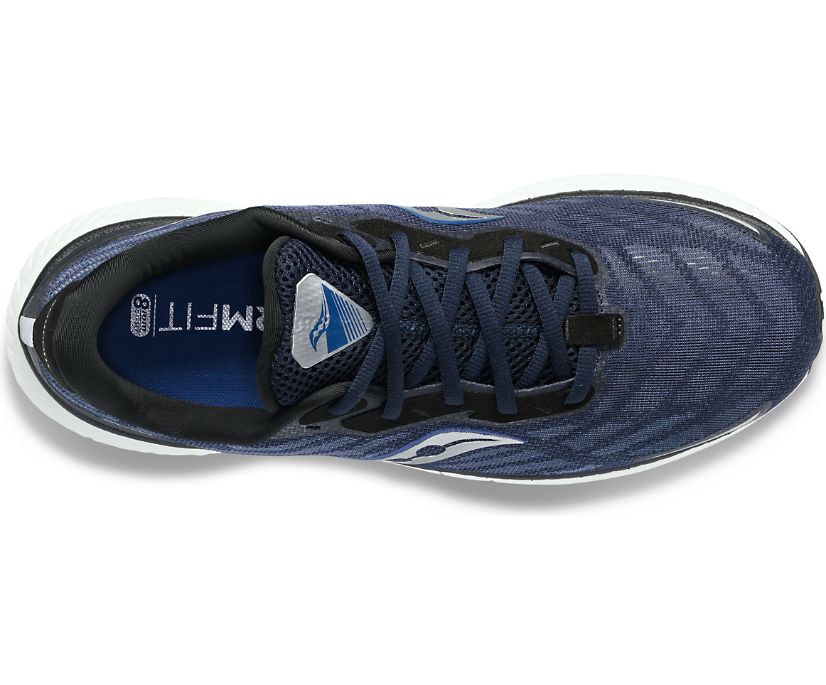 Saucony Triumph 19 Erkek Koşu Ayakkabısı Lacivert Gümüş | PXZA5GL