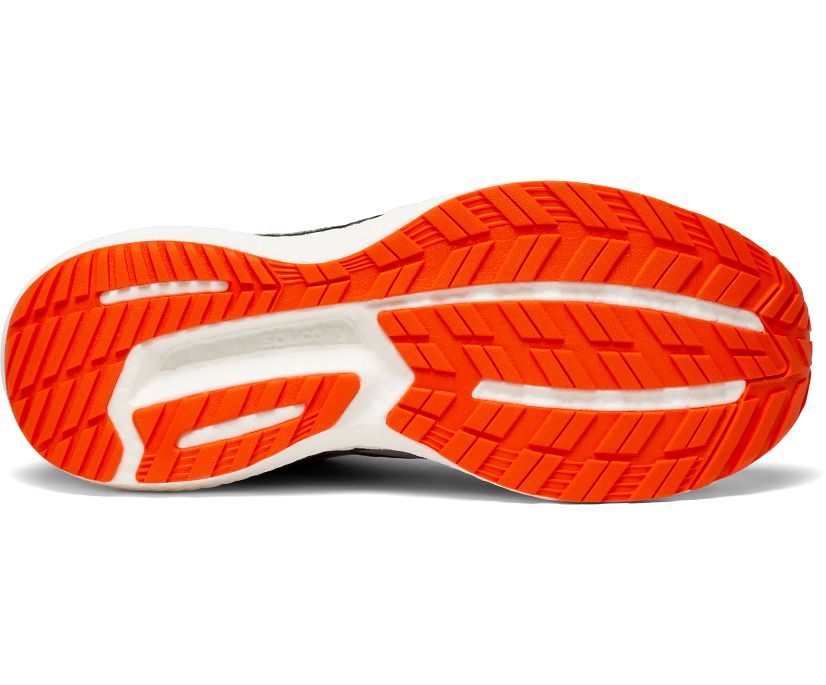 Saucony Triumph 19 Erkek Koşu Ayakkabısı Gri Kırmızı | QIJNOZM