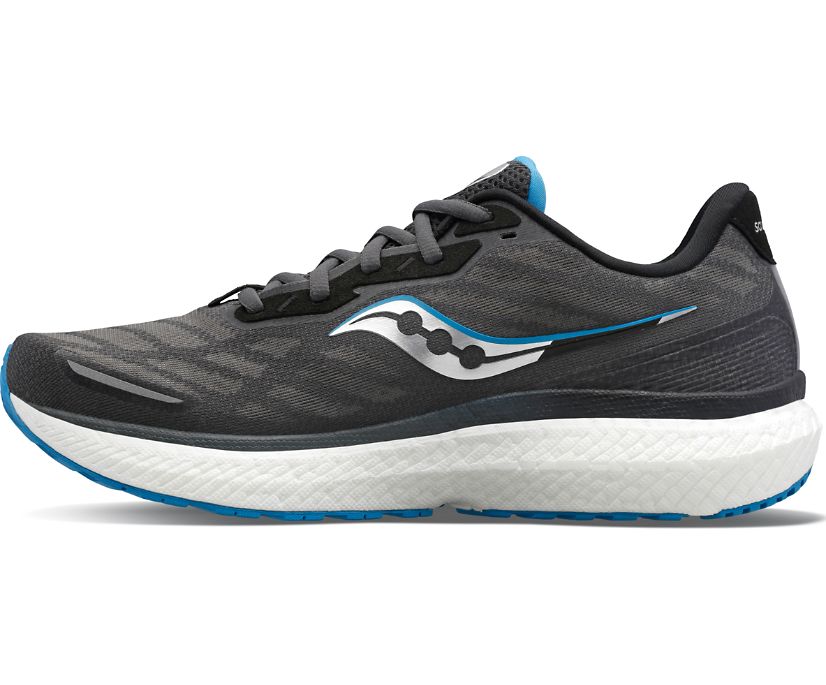 Saucony Triumph 19 Erkek Koşu Ayakkabısı Koyu Gri Mavi | WLQ09T1