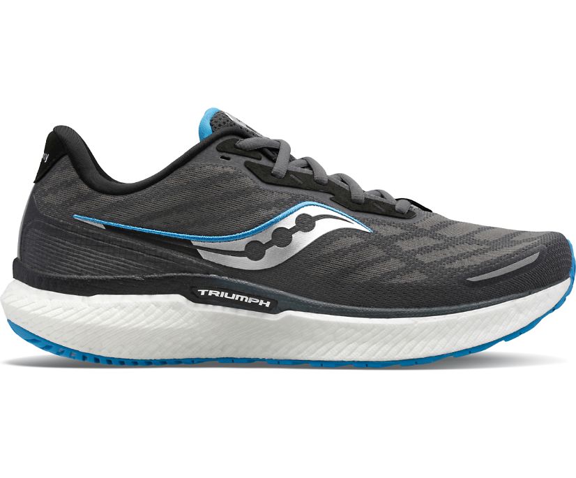 Saucony Triumph 19 Erkek Koşu Ayakkabısı Koyu Gri Mavi | WLQ09T1