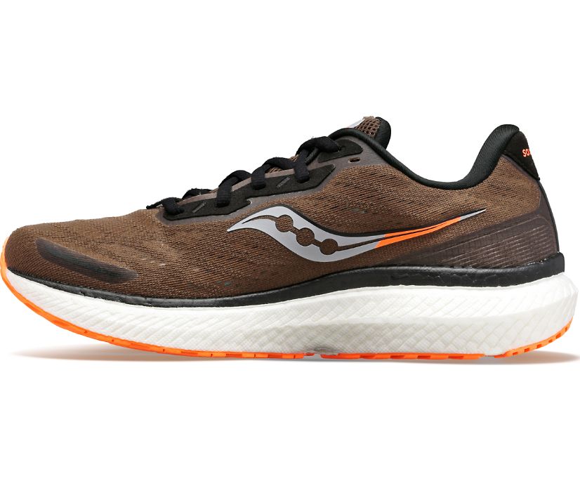 Saucony Triumph 19 Erkek Yürüyüş Ayakkabısı Zeytin Yeşili Turuncu | QDSDYQ9