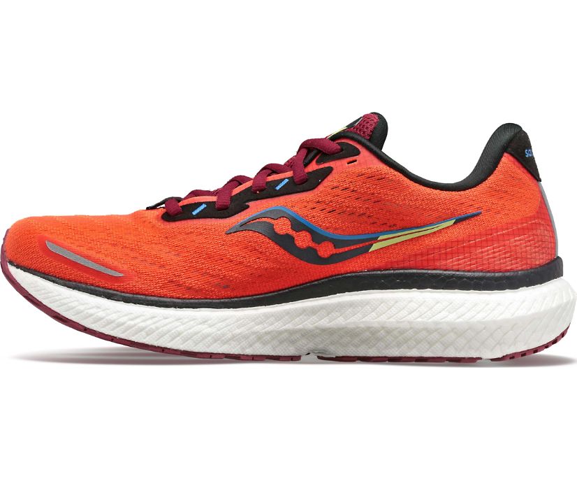 Saucony Triumph 19 Erkek Yürüyüş Ayakkabısı Kırmızı Turuncu | V2SQNY5