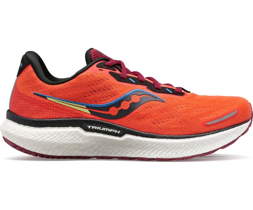 Saucony Triumph 19 Erkek Yürüyüş Ayakkabısı Kırmızı Turuncu | V2SQNY5