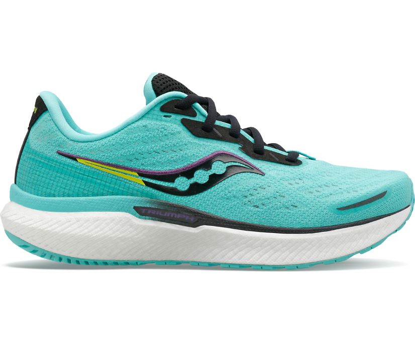 Saucony Triumph 19 Kadın Koşu Ayakkabısı Nane Mor | 5HDWHML