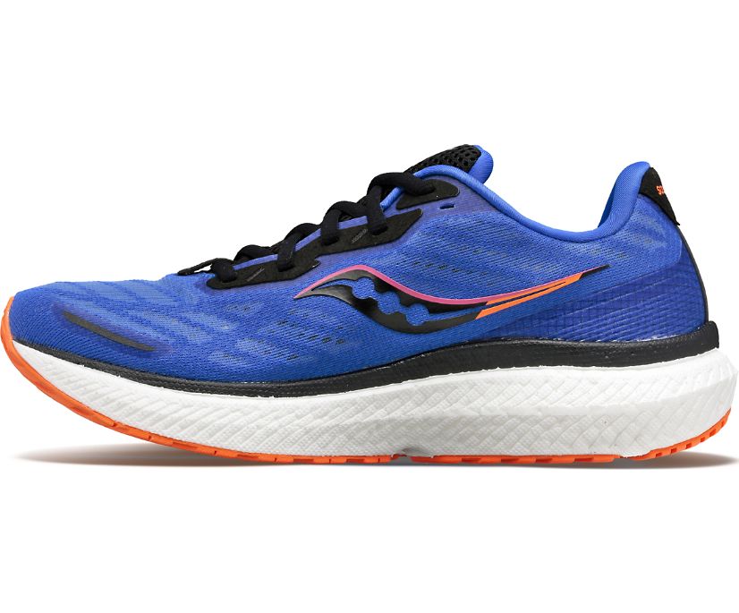 Saucony Triumph 19 Kadın Koşu Ayakkabısı Mavi Turuncu | FD1N5XH