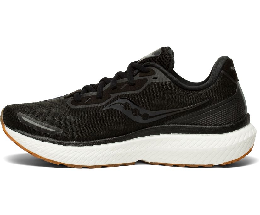 Saucony Triumph 19 Kadın Koşu Ayakkabısı Siyah Gümüş | KC31T4D