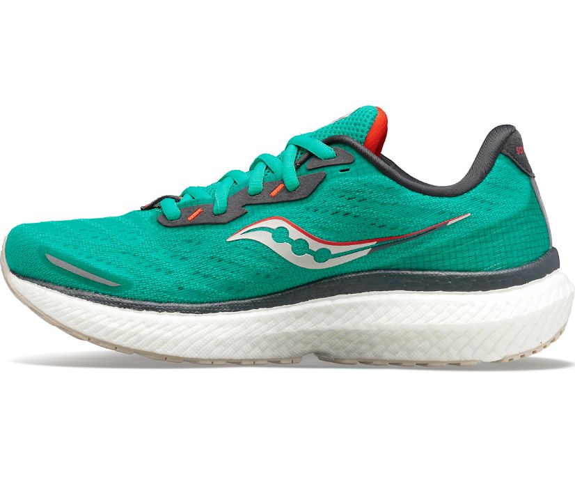 Saucony Triumph 19 Kadın Koşu Ayakkabısı Yeşil Turuncu | R4Y4U2K