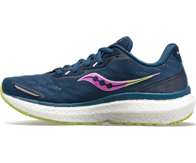 Saucony Triumph 19 Kadın Koşu Ayakkabısı Koyu Yeşil Açık Yeşil | X4HONIA