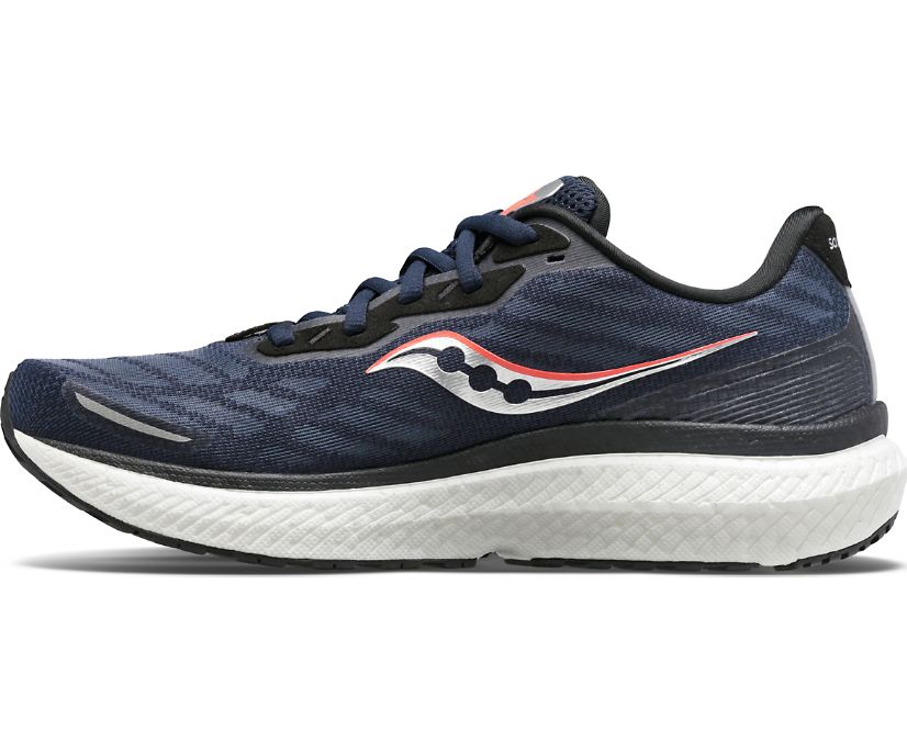 Saucony Triumph 19 Kadın Yürüyüş Ayakkabısı Lacivert Gümüş | PZZ1W5W