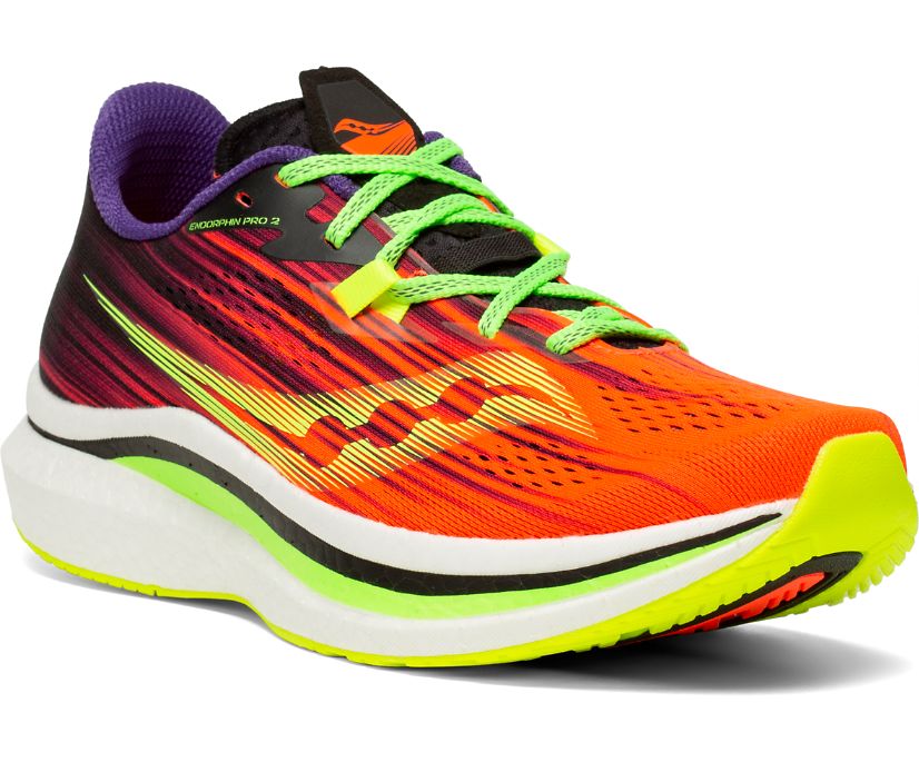 Saucony VIZIPRO Endorphin Pro 2 Erkek Koşu Ayakkabısı Açık Yeşil | U4HIF7G