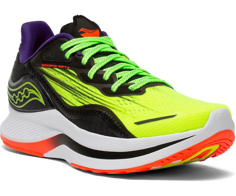 Saucony VIZIPRO Endorphin Shift 2 Erkek Koşu Ayakkabısı Açık Yeşil | ZGVL3UE