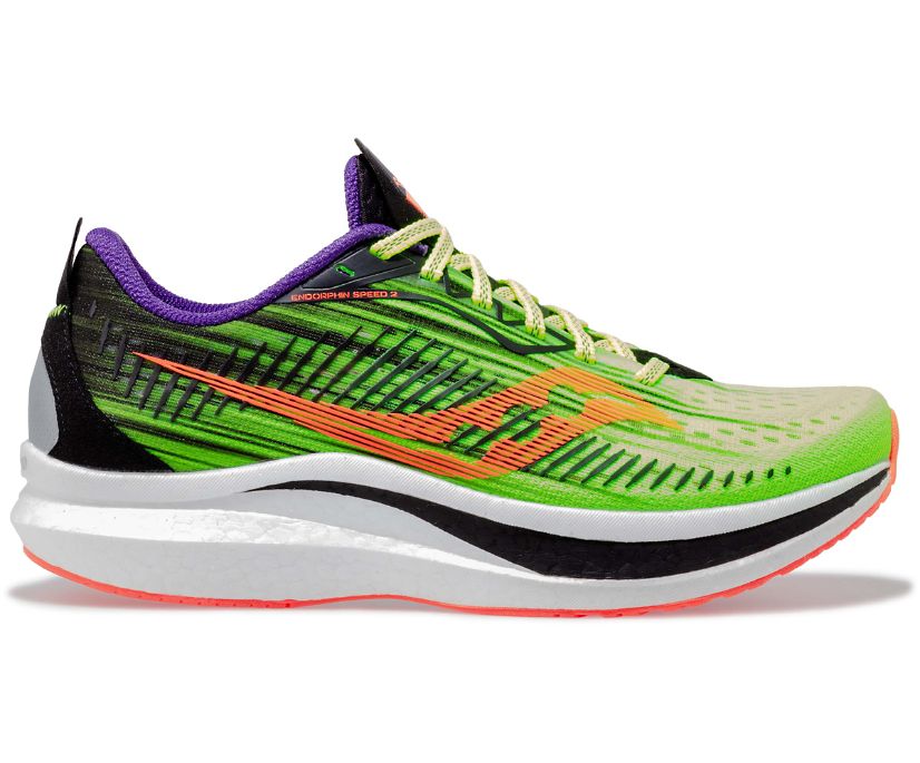 Saucony VIZIPRO Endorphin Speed 2 Kadın Koşu Ayakkabısı Açık Yeşil | 7X3CSLD