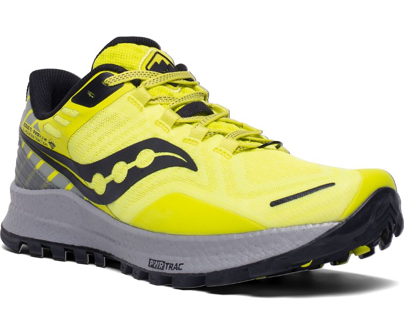 Saucony Xodus 11 Erkek Yürüyüş Ayakkabısı Sarı Gri | RG132W5