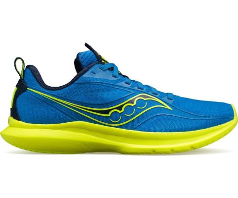 Saucony Boston Kinvara 13 Erkek Koşu Ayakkabısı Mavi Sarı | 7HMHZ83