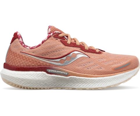 Saucony Bottomless Love Triumph 19 Kadın Yürüyüş Ayakkabısı Mercan | 14UXR2F