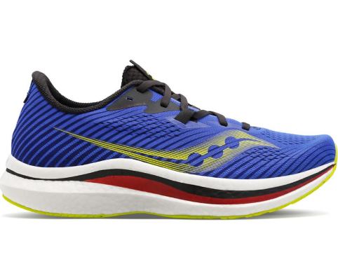 Saucony Endorphin Pro 2 Erkek Koşu Ayakkabısı Mavi Sarı | QWZYLCT