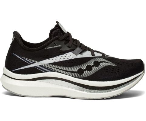 Saucony Endorphin Pro 2 Kadın Koşu Ayakkabısı Siyah Beyaz | H0O8KVN