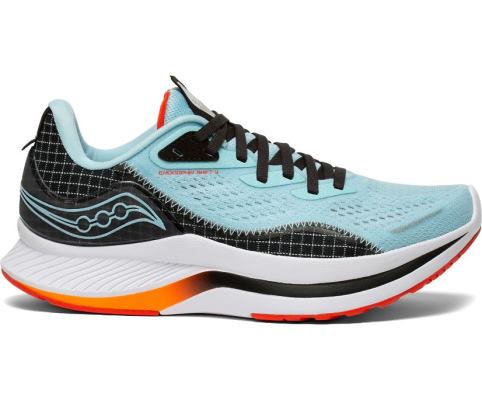 Saucony Endorphin Shift 2 Kadın Koşu Ayakkabısı Açık Mavi Kırmızı | ZDU9D4S