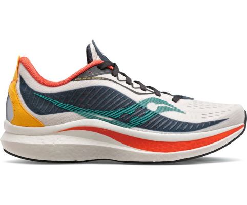 Saucony Endorphin Speed 2 Erkek Koşu Ayakkabısı Gri Kırmızı | XWQIW2F