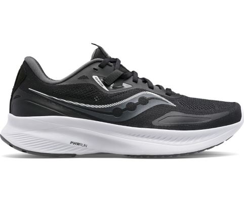 Saucony Guide 15 Erkek Koşu Ayakkabısı Siyah Beyaz | 1XL752I