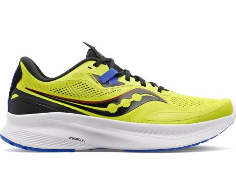 Saucony Guide 15 Erkek Koşu Ayakkabısı Sarı Mavi Siyah | NDQYTCO