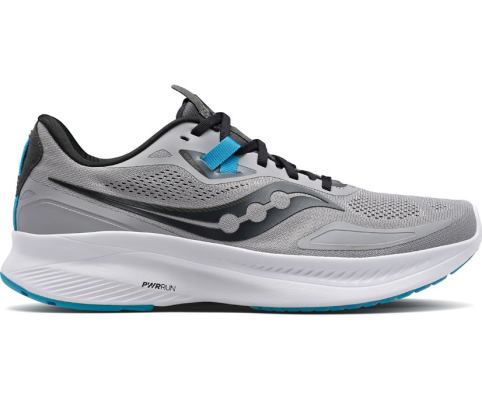 Saucony Guide 15 Geniş Erkek Ayakkabı Gri Mavi | ZNVIM9D