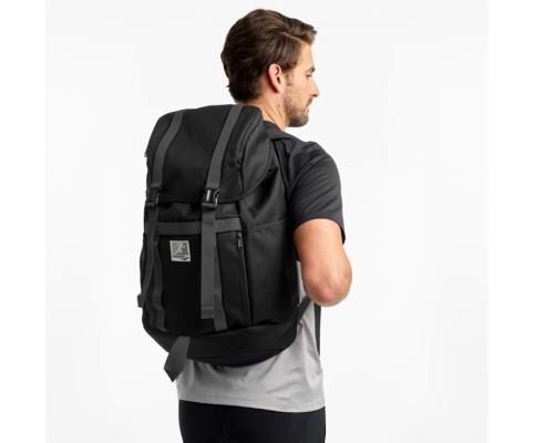 Saucony Overhaul Backpack Kadın Çanta & Sırt Çantası Siyah Siyah | LH7CF4O