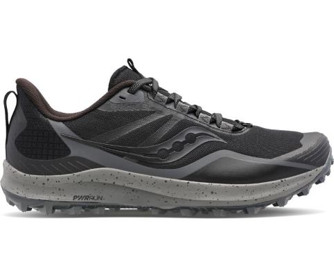 Saucony Peregrine 12 Erkek Yürüyüş Ayakkabısı Siyah Koyu Gri | 4QYL139