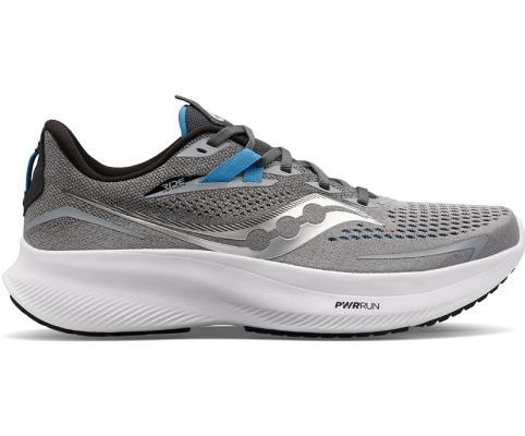 Saucony Ride 15 Geniş Erkek Ayakkabı Gri Mavi | 61UI15R