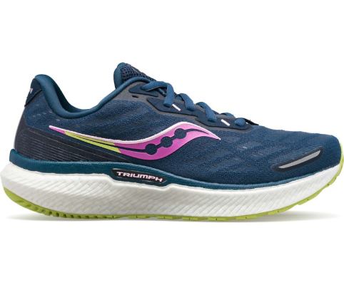 Saucony Triumph 19 Kadın Yürüyüş Ayakkabısı Koyu Yeşil Açık Yeşil | 296AKA2